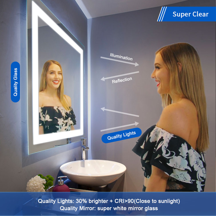 55 inch sales led mirror